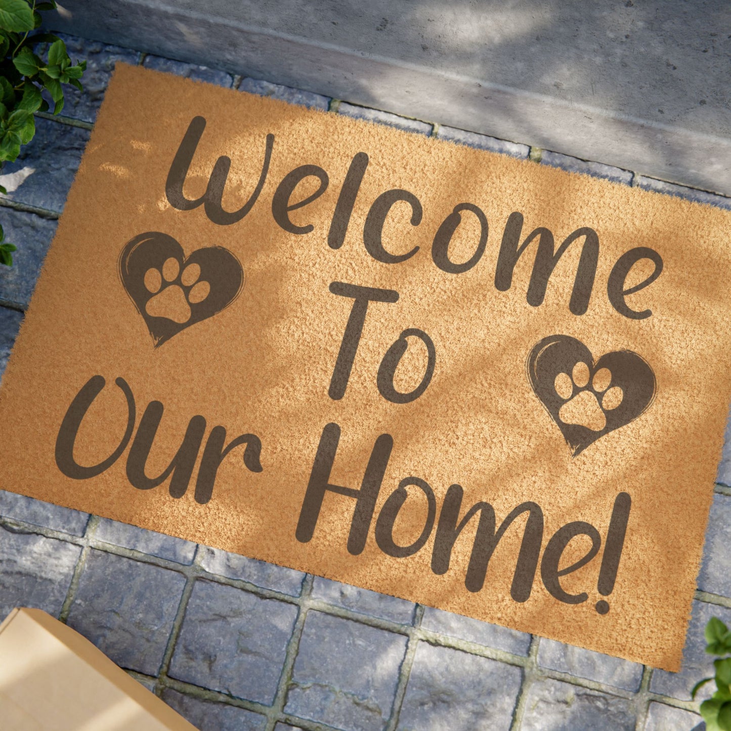 Welcome to Our Home Door Mat