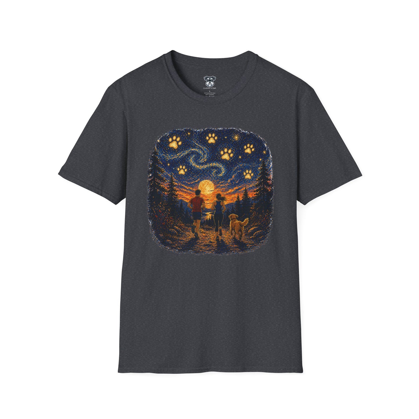 Starry Night Sunset Run T-Shirt