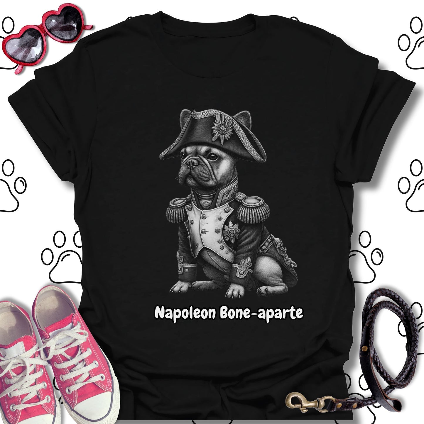 Napoleon Bone-aparte French Bulldog T-Shirt