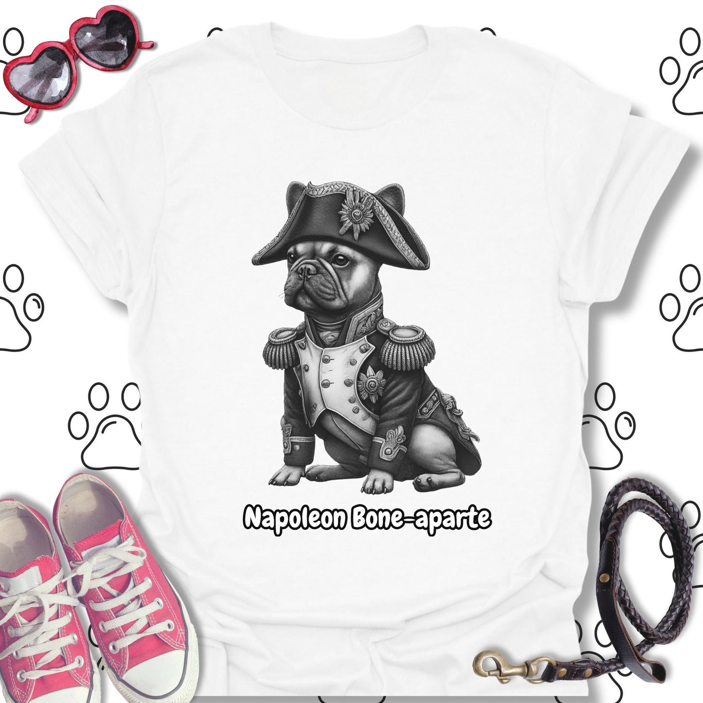Napoleon Bone-aparte French Bulldog T-Shirt