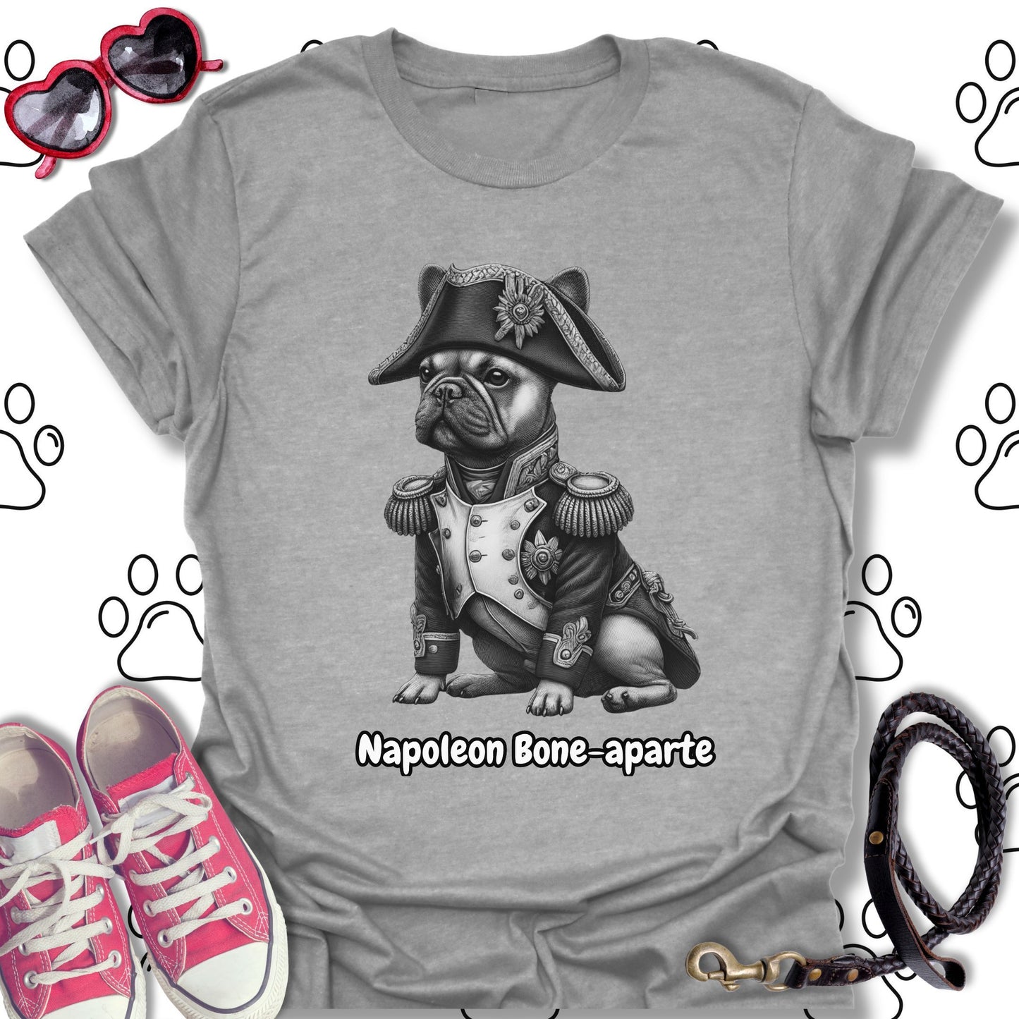 Napoleon Bone-aparte French Bulldog T-Shirt
