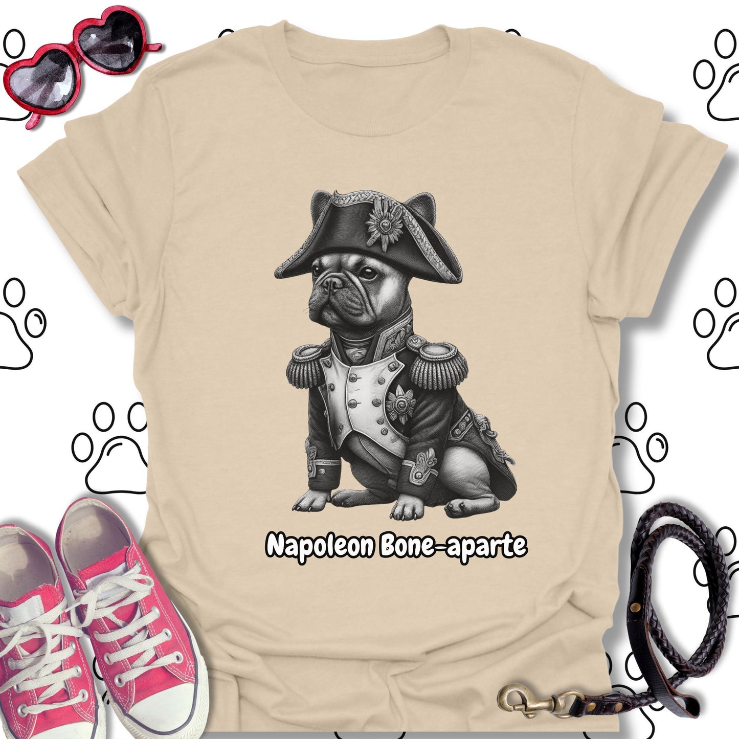 Napoleon Bone-aparte French Bulldog T-Shirt