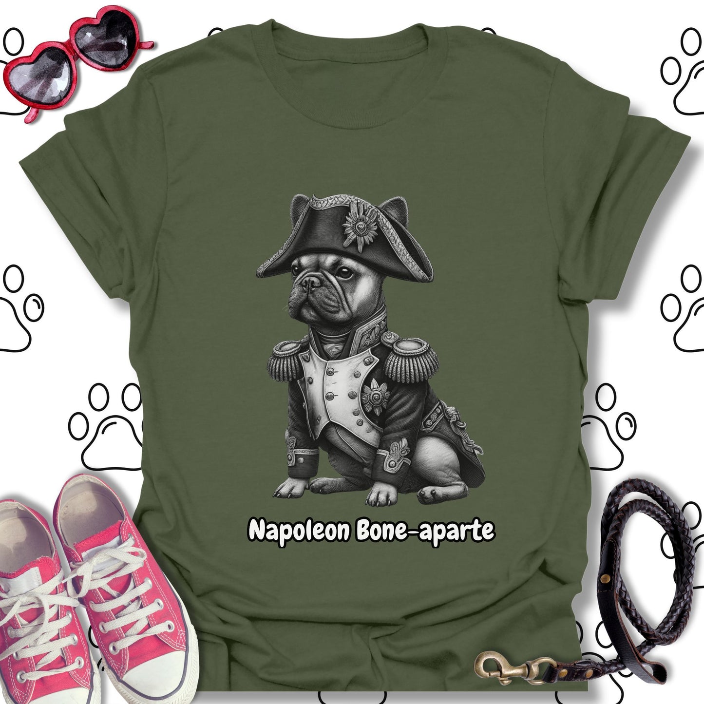 Napoleon Bone-aparte French Bulldog T-Shirt