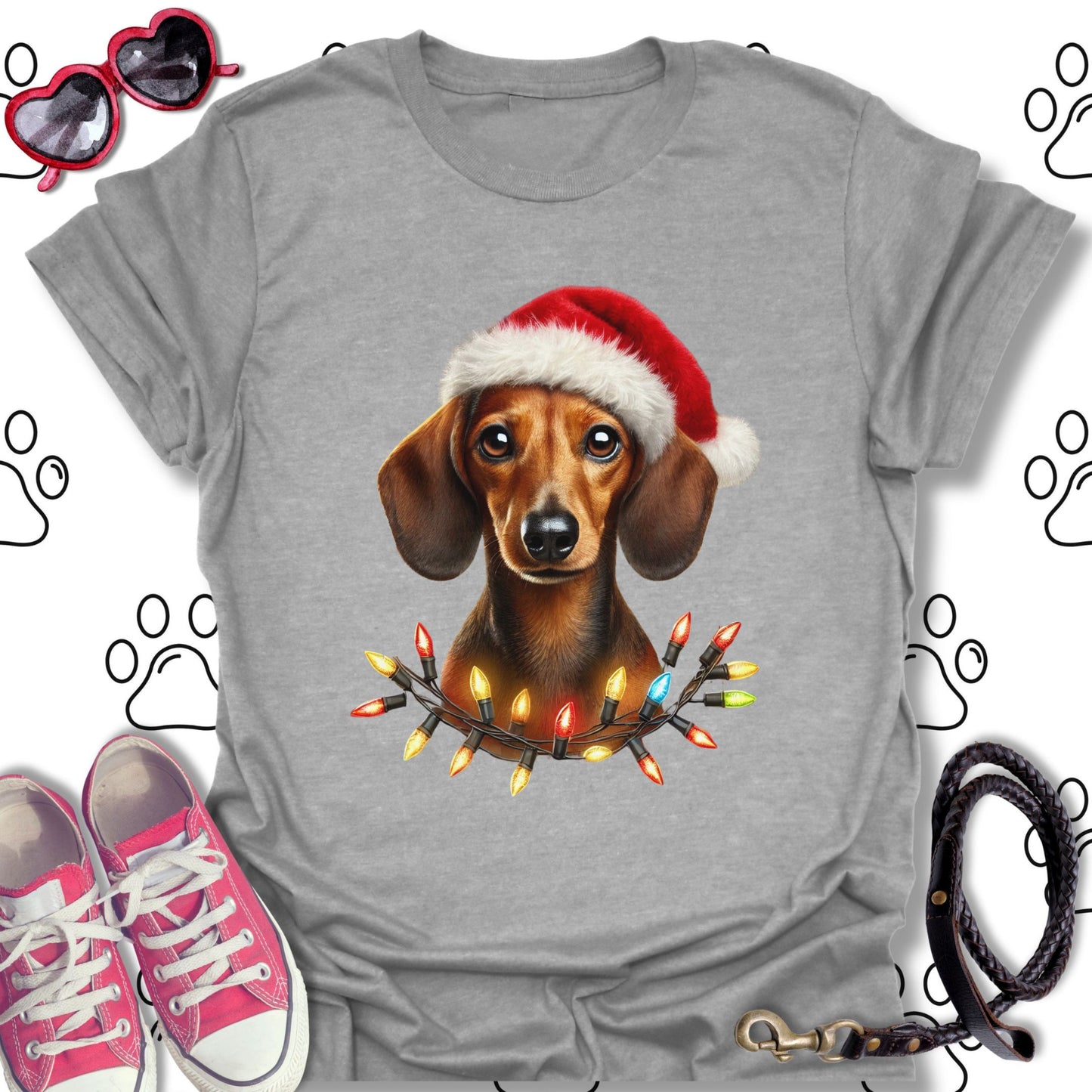 Dachshund Christmas Lights Shirt