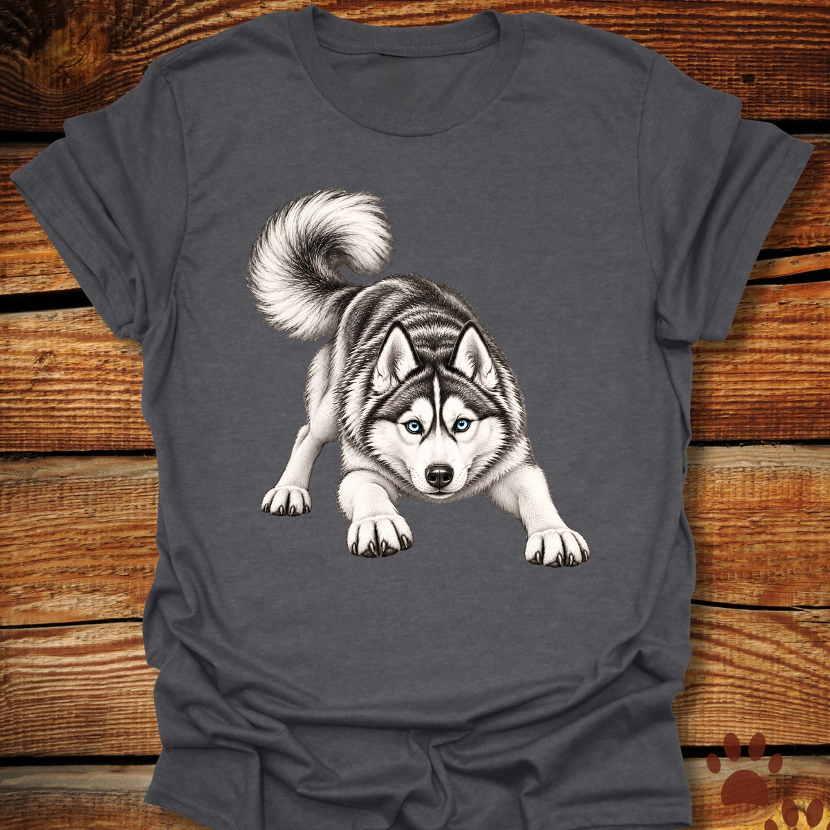 Siberian Husky Ready for Mischief T-Shirt