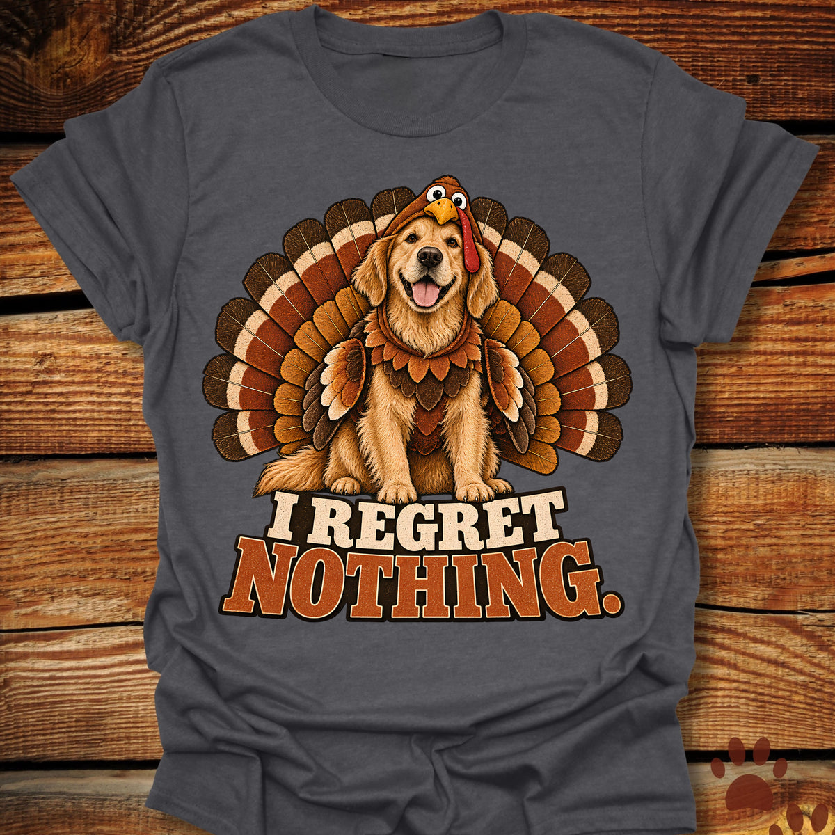 Golden Retriever I Regret Nothing T-Shirt