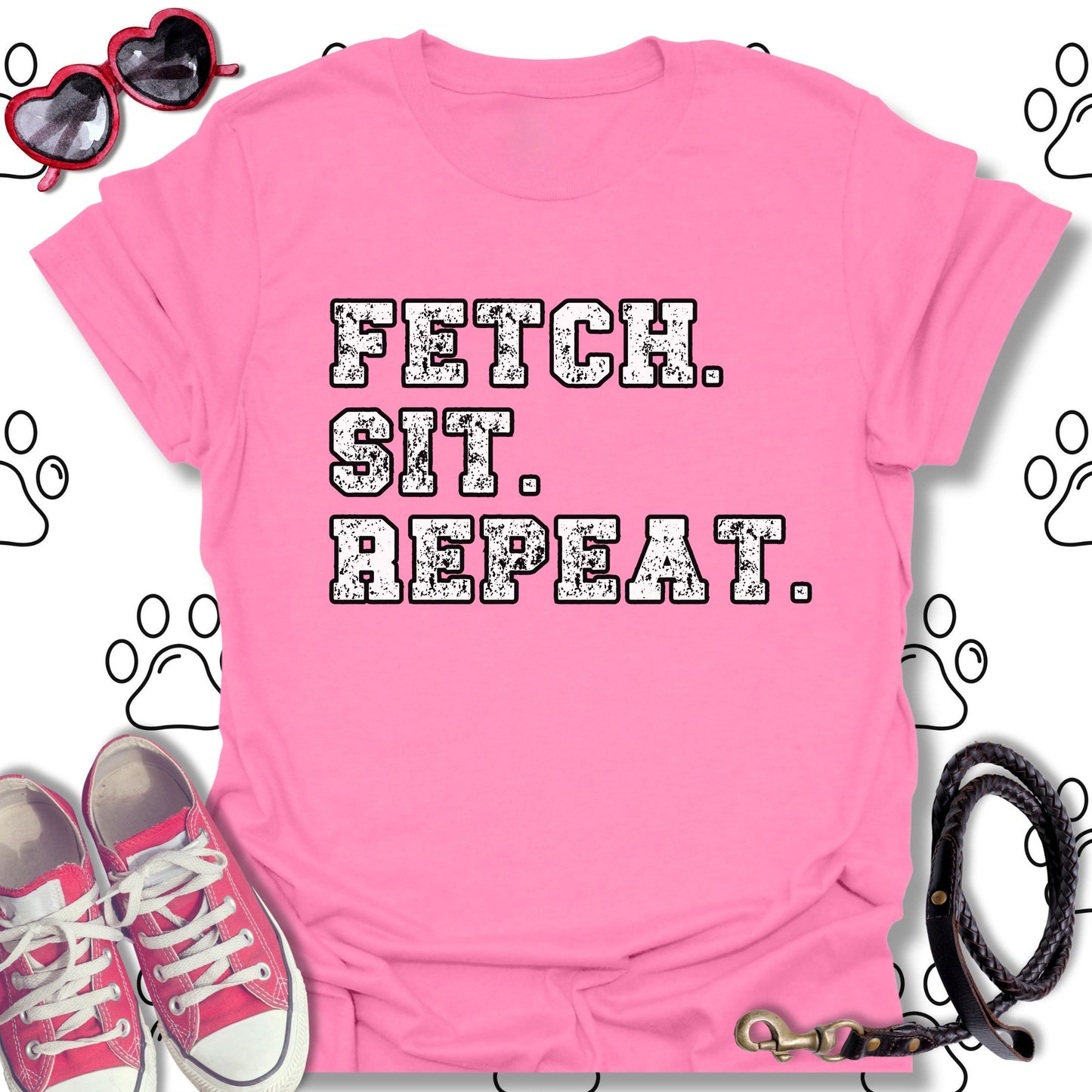 Fetch. Sit. Repeat. T-Shirt
