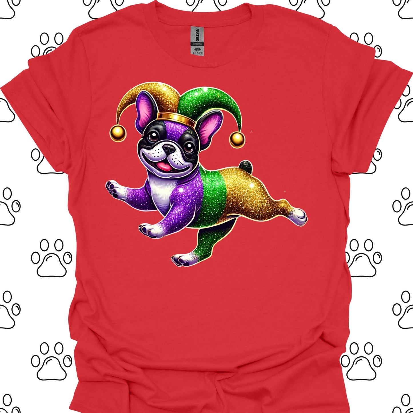 French Bulldog Mardi Gras T-Shirt