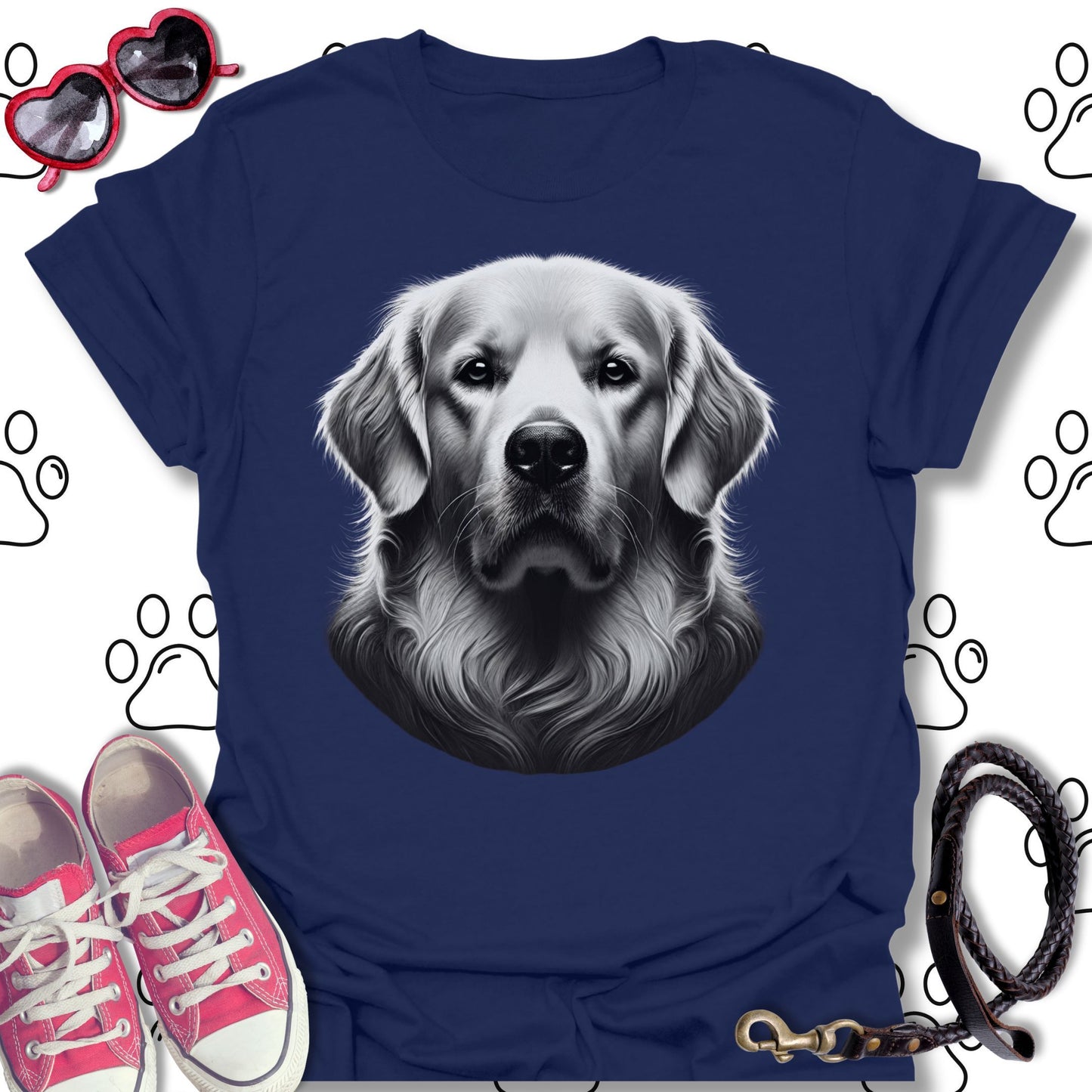 Golden Retriever Elegant Portrait