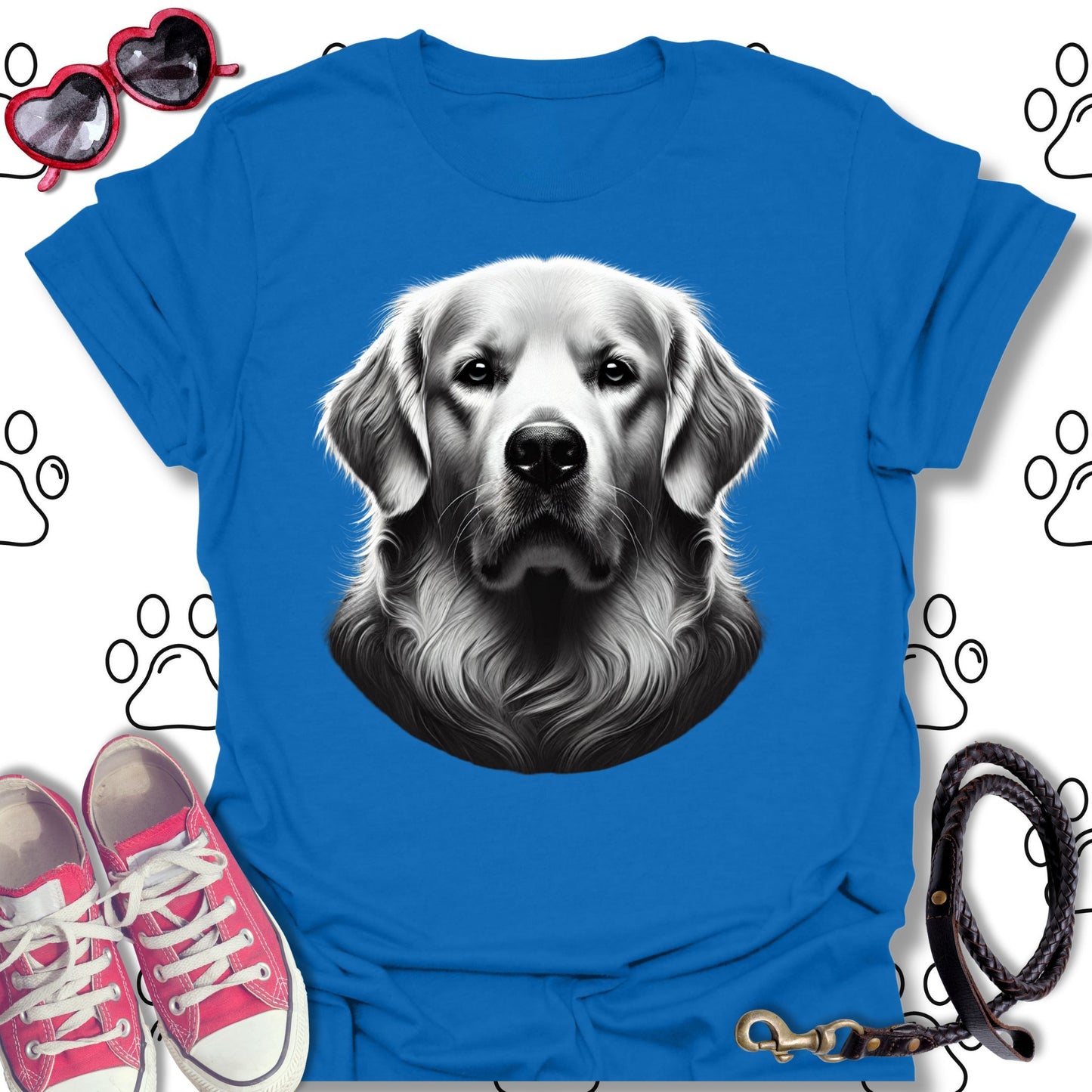 Golden Retriever Elegant Portrait
