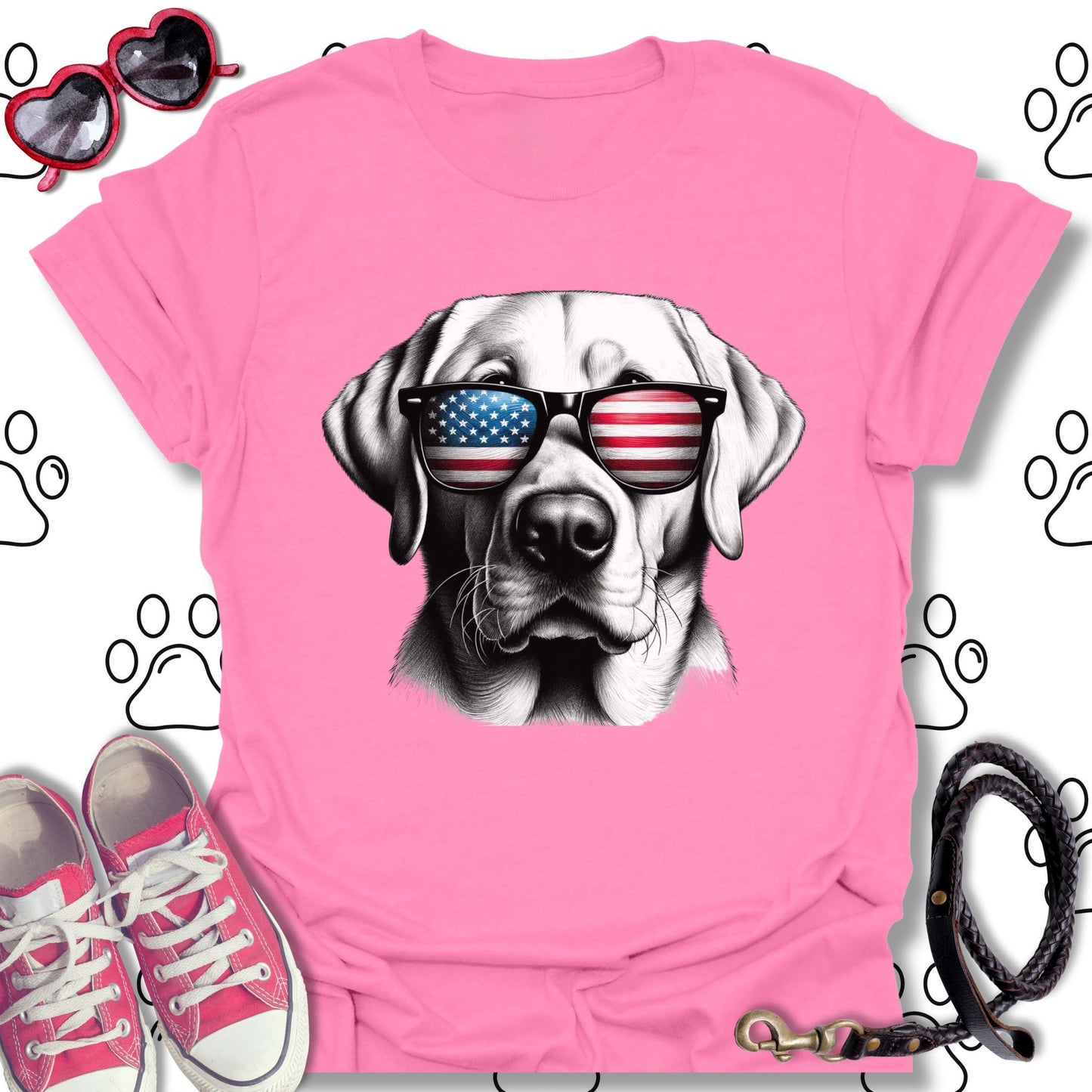 Labrador Retriever Fourth of July T-Shirt