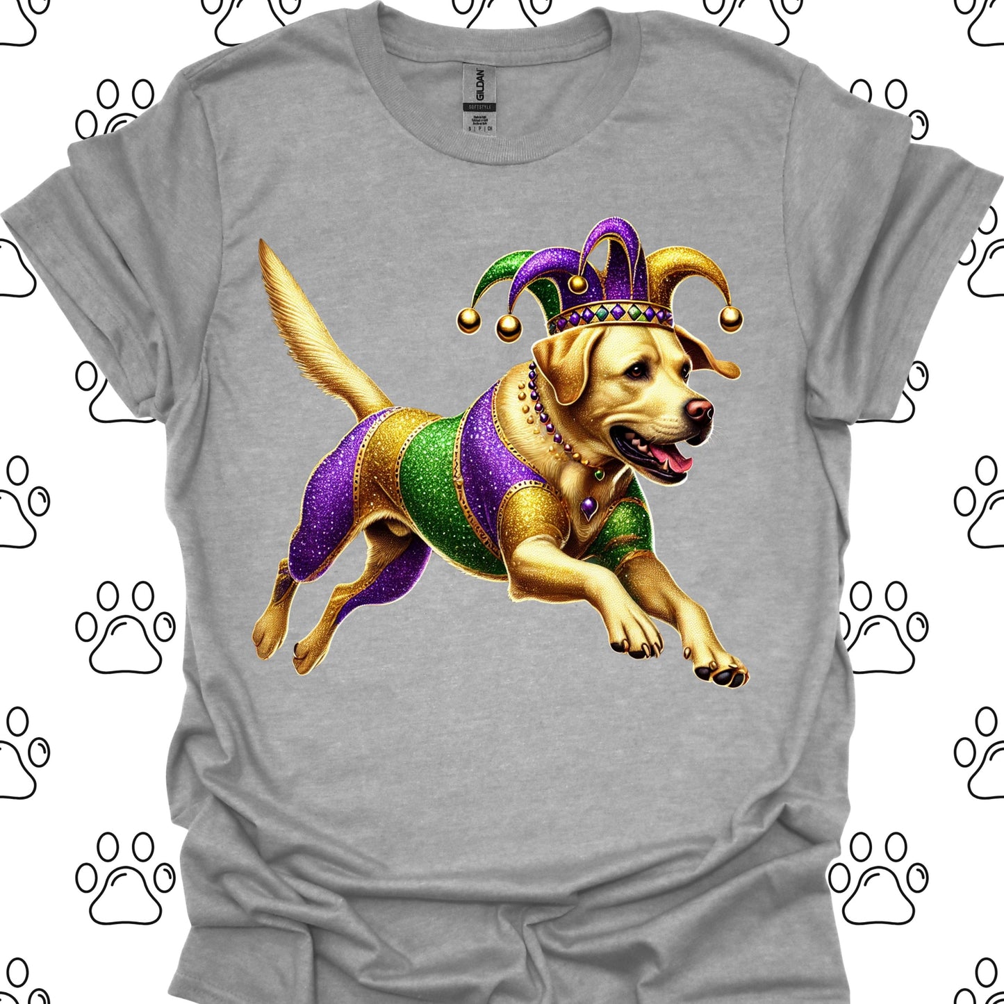 Labrador Retriever Mardi Gras T-Shirt