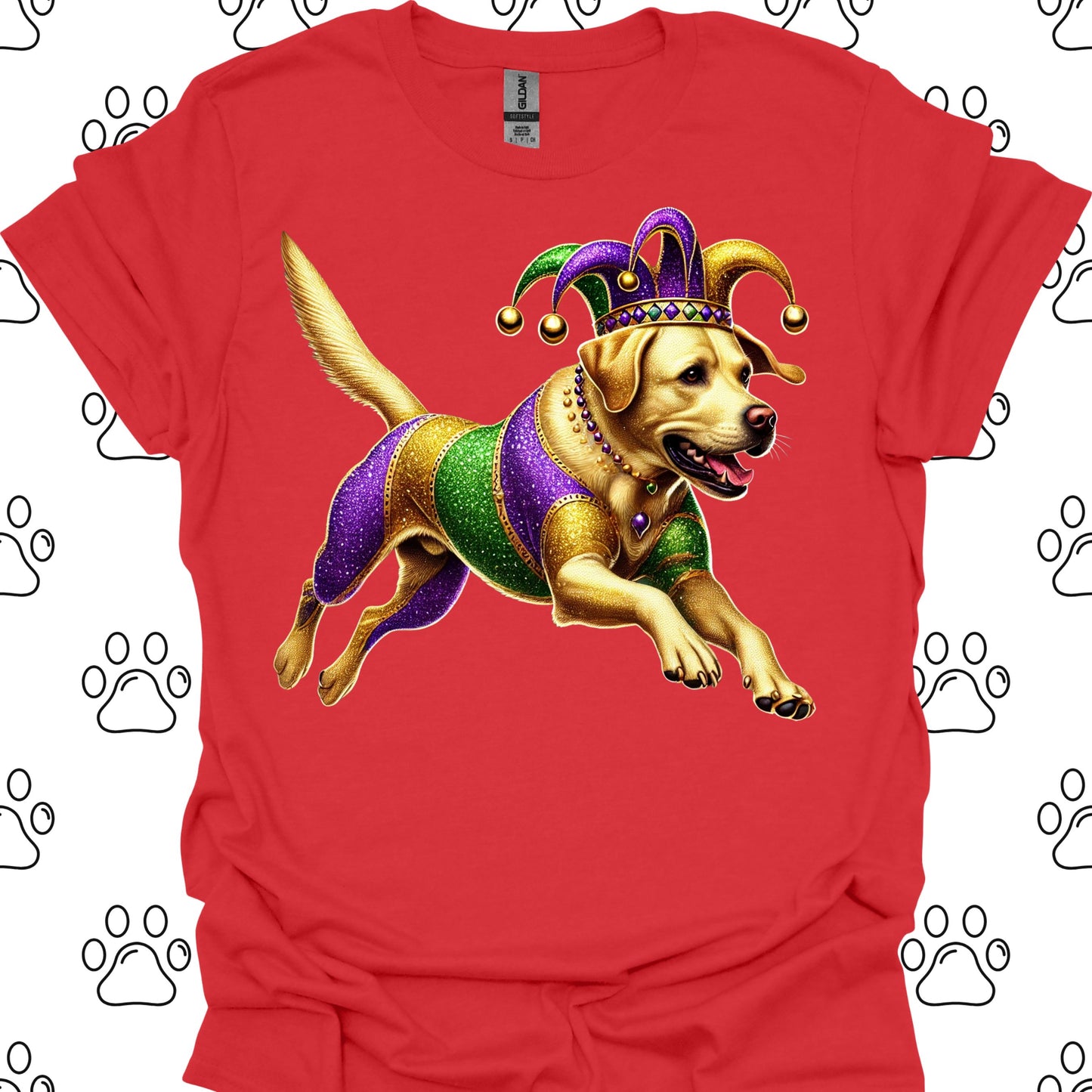Labrador Retriever Mardi Gras T-Shirt