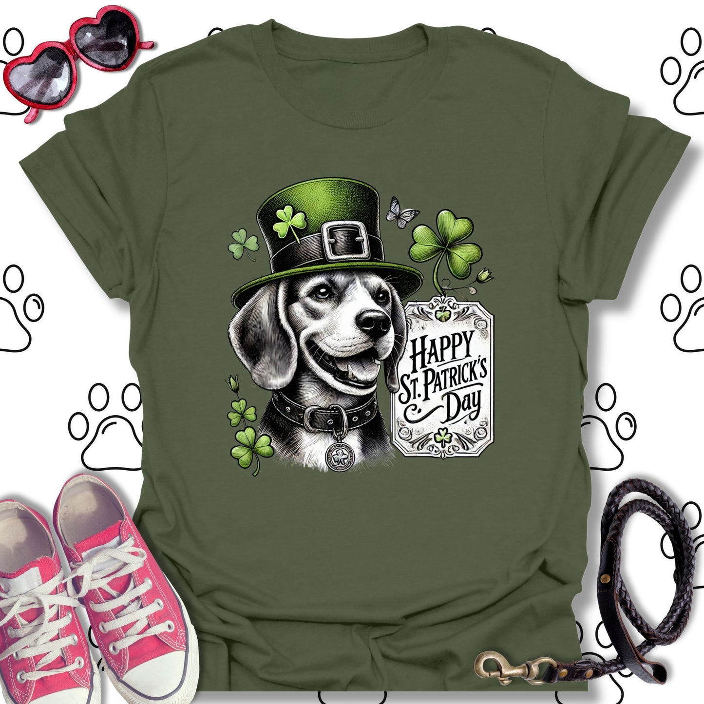 Beagle St. Patrick's Day T-Shirt