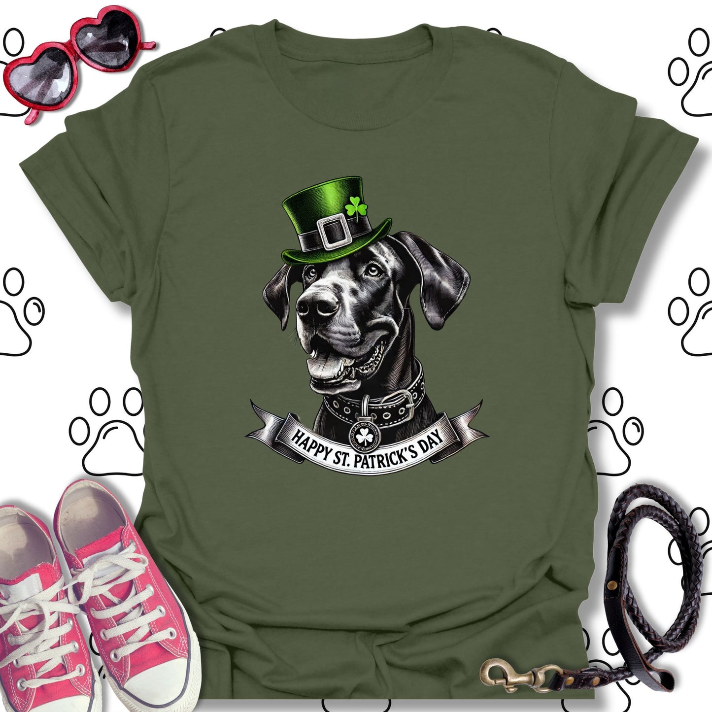 Great Dane St. Patrick’s Day T-Shirt