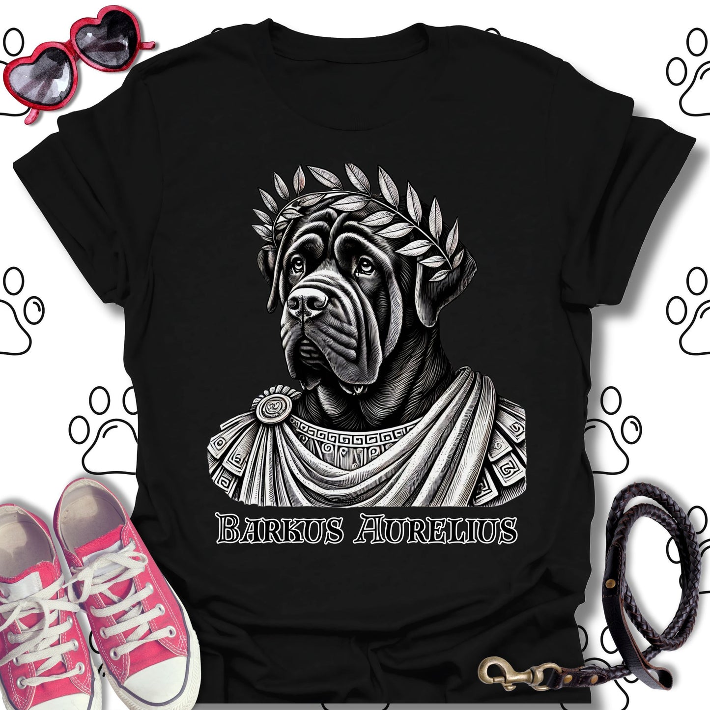 Barkus Aurelius – Stoic Philosopher T-Shirt