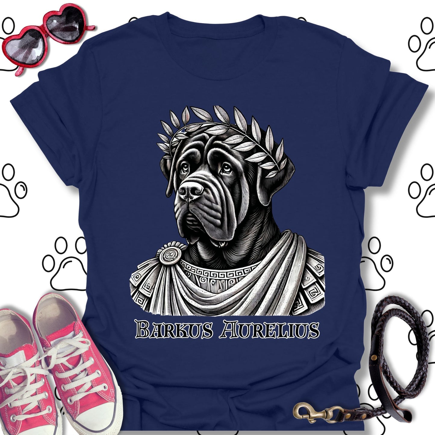 Barkus Aurelius – Stoic Philosopher T-Shirt