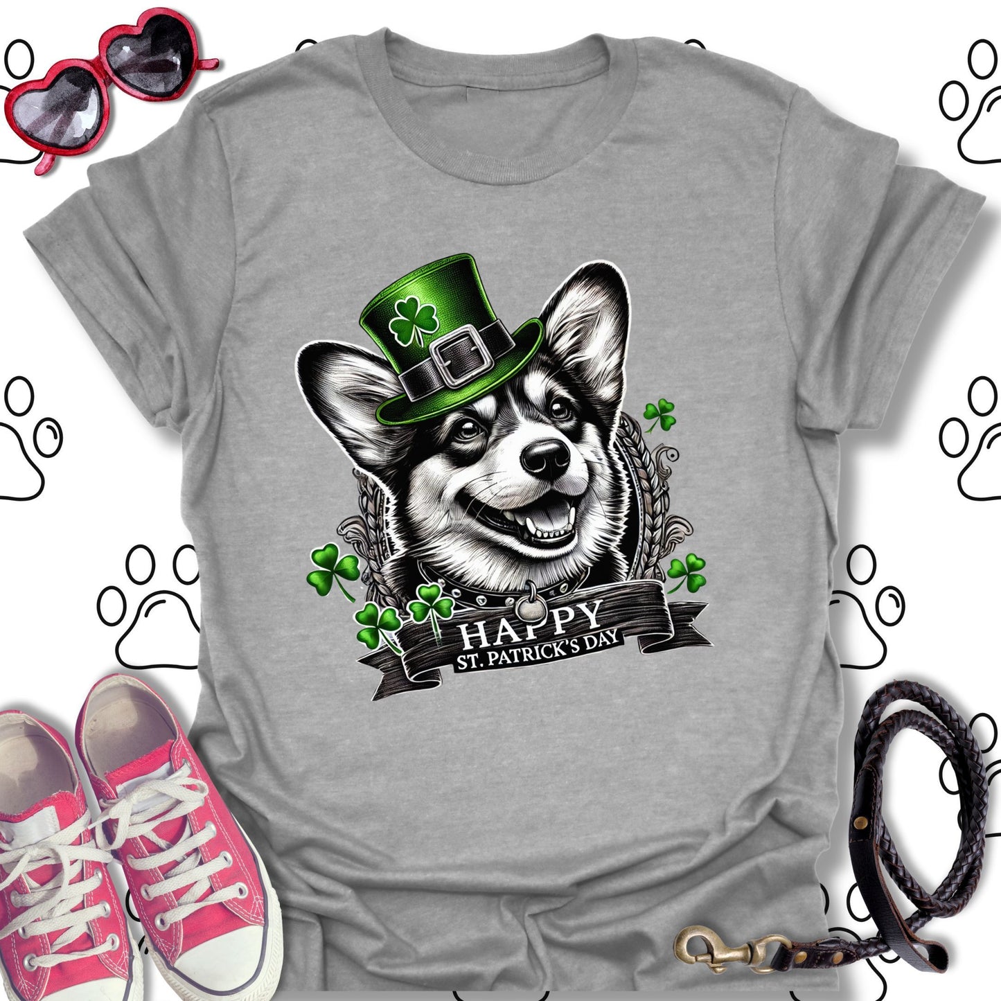 Corgi St. Patrick's Day Shirt