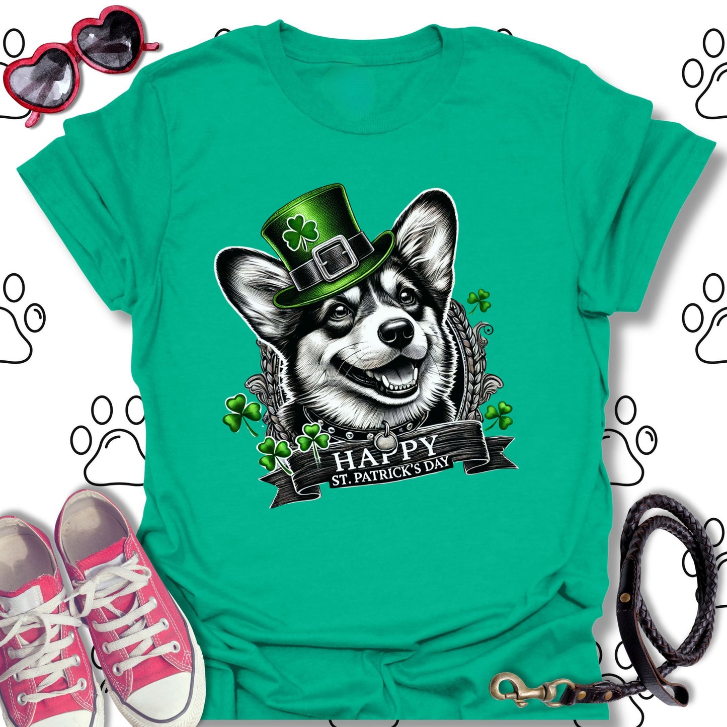 Corgi St. Patrick's Day Shirt