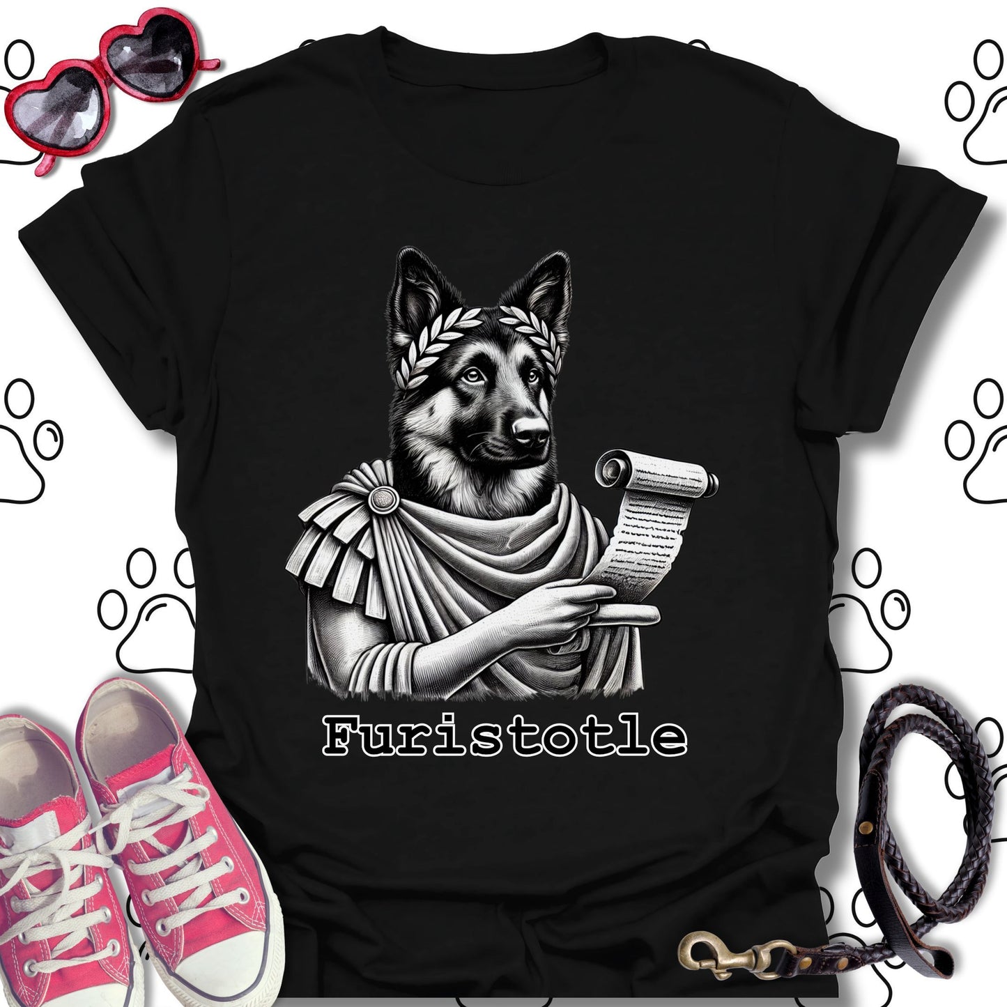 Furistotle – Philosopher Dog T-Shirt