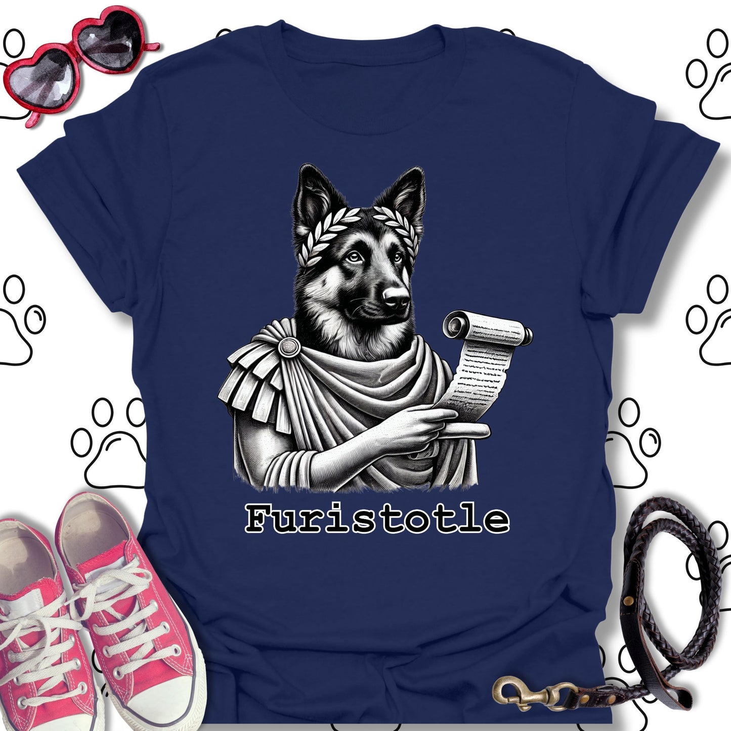 Furistotle – Philosopher Dog T-Shirt