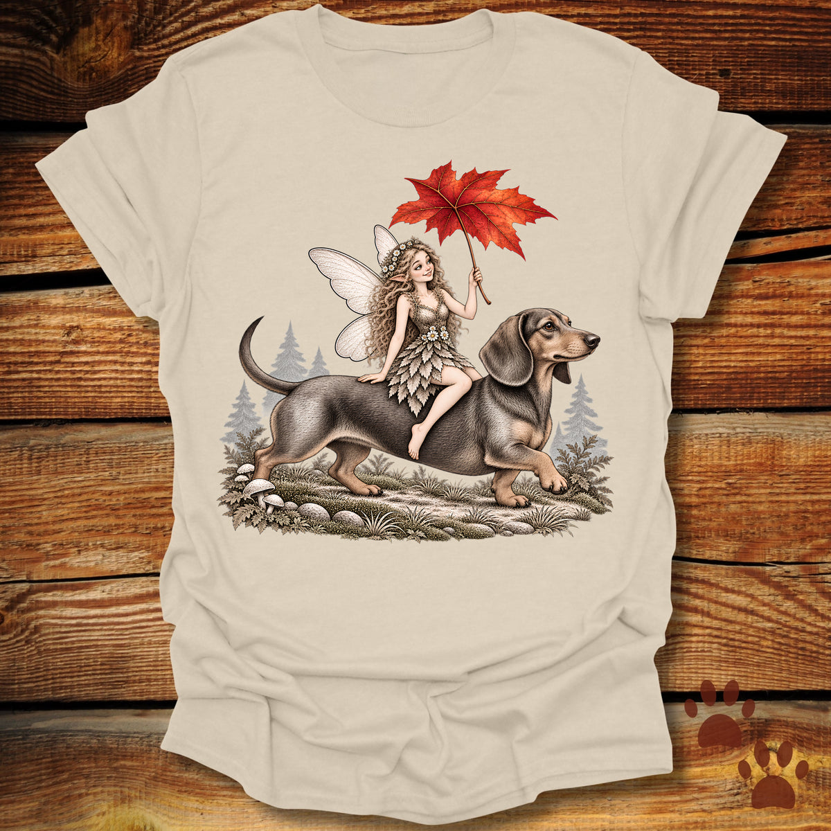 Dachshund Whimsical Fairy T-Shirt