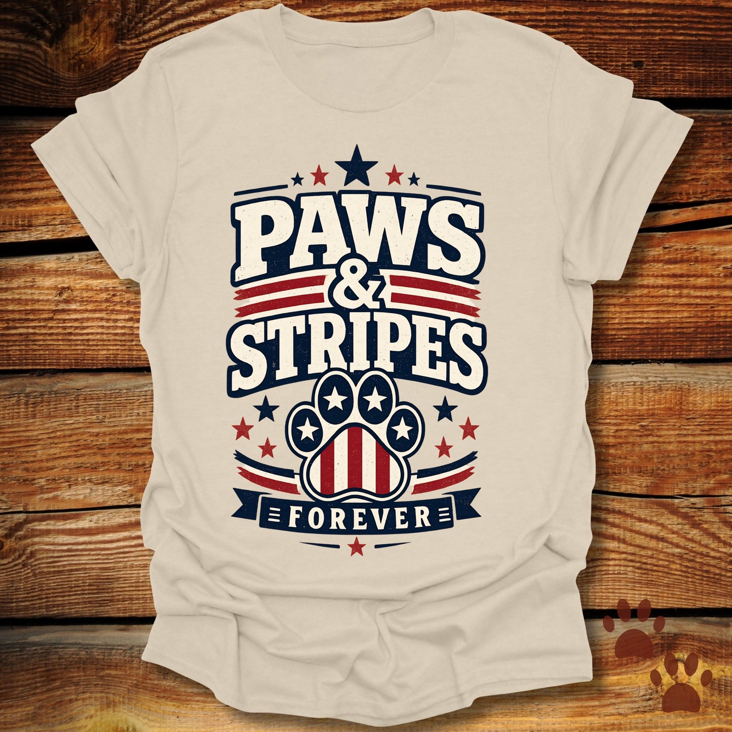 Paws and Stripes T-Shirt