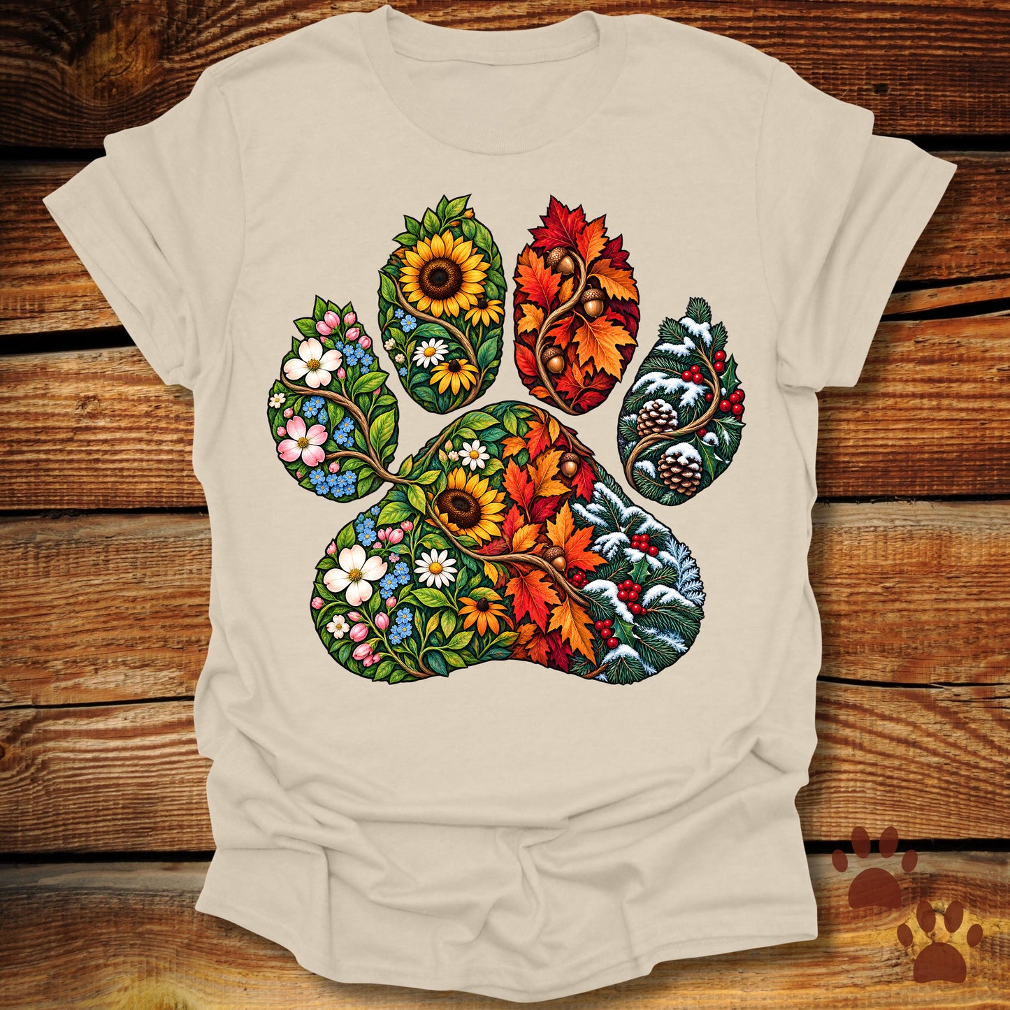 Four Seasons Botanical Paw T-Shirt