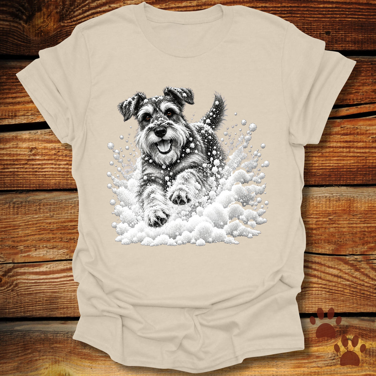 Schnauzer Snow Day T-Shirt