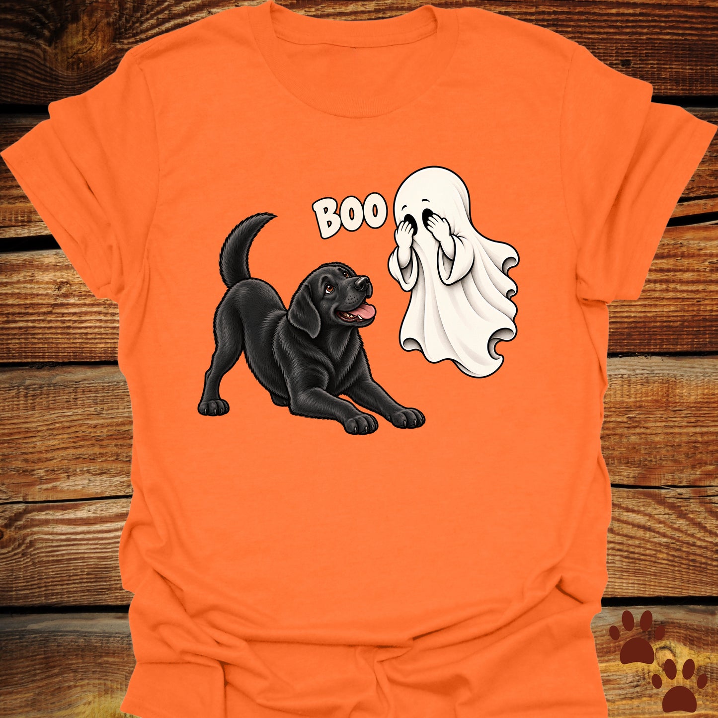 Ghost BOO Black Labrador T-Shirt