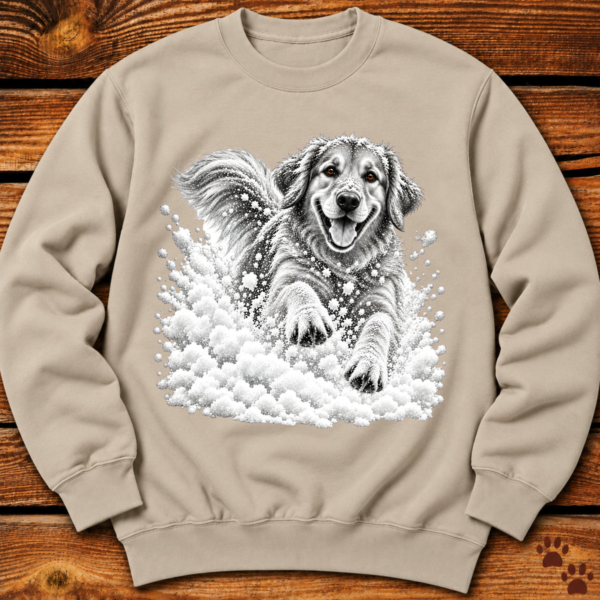 Golden Retriever Snow Day Sweatshirt