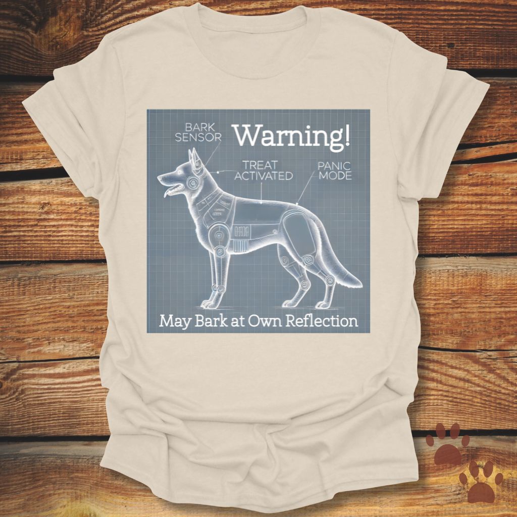 Funny Dog Blueprint Security Shirt