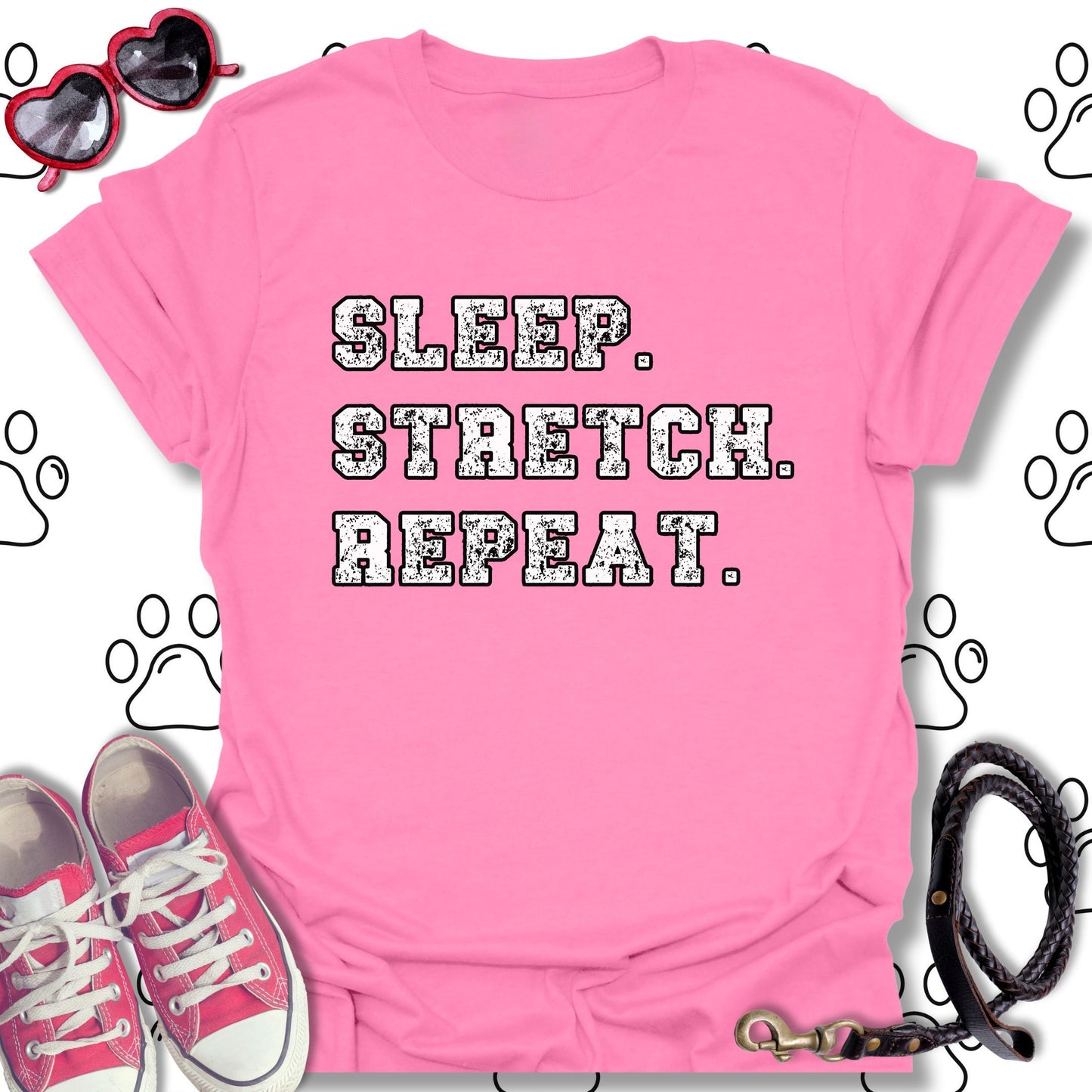 Sleep. Stretch. Repeat. T-Shirt