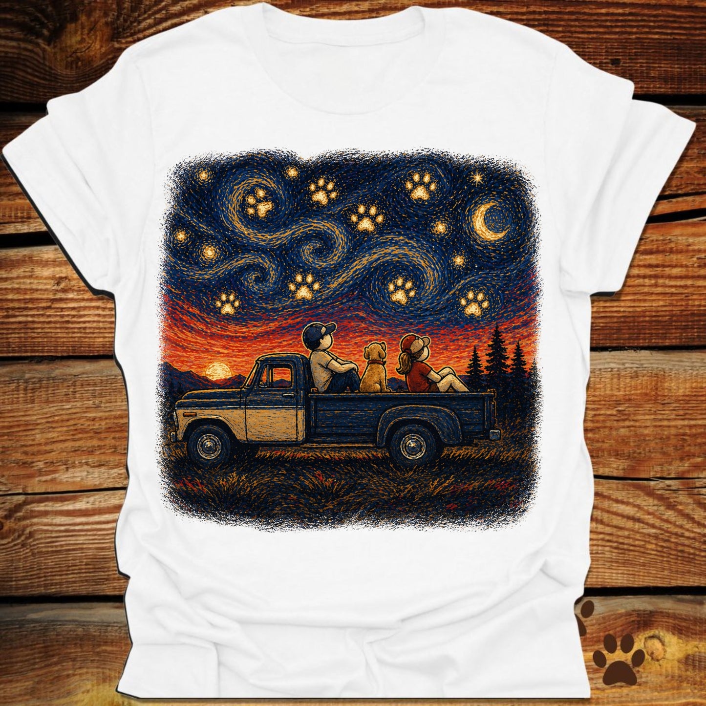 Backroads & Starry Nights T-Shirt
