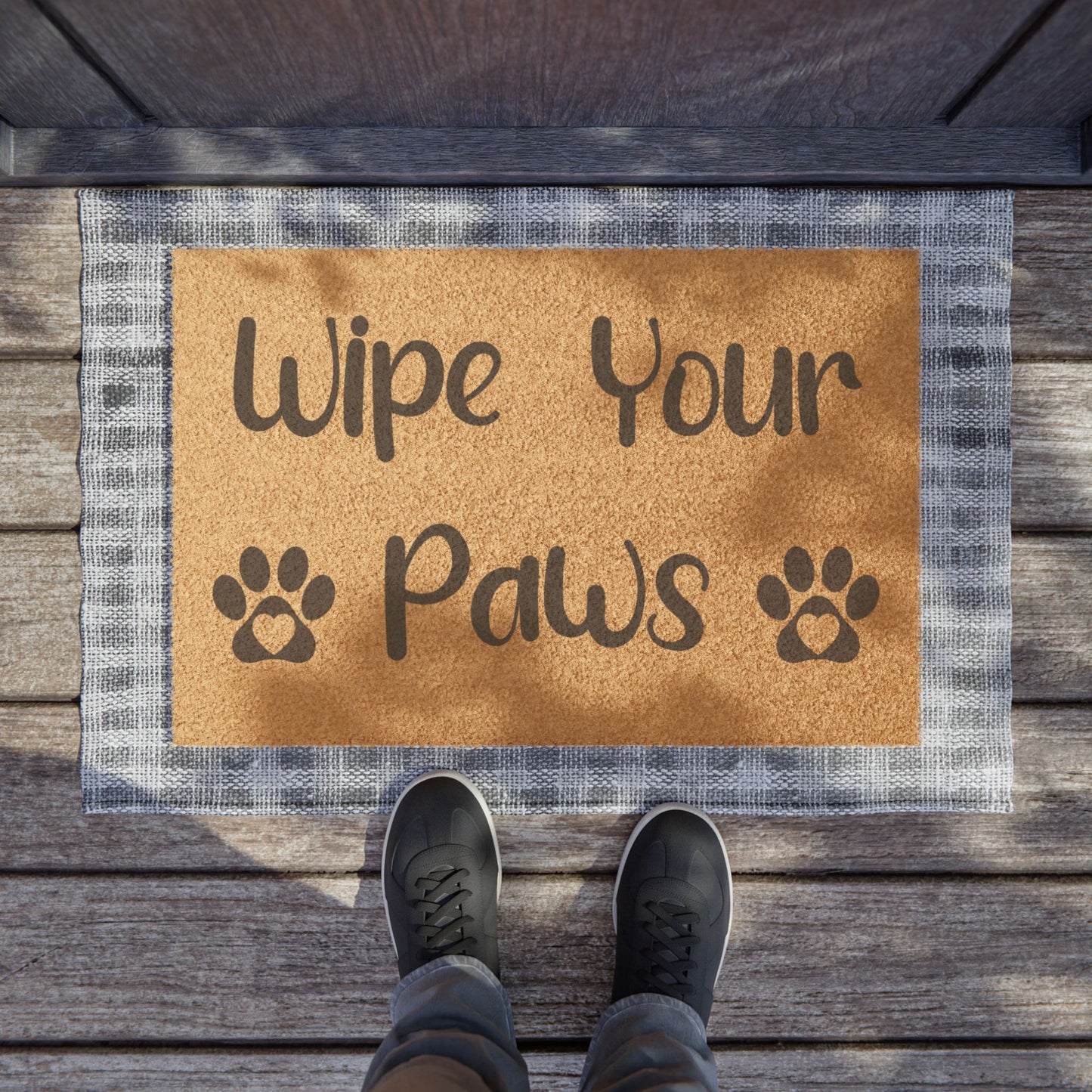 Wipe Your Paws Door Mat