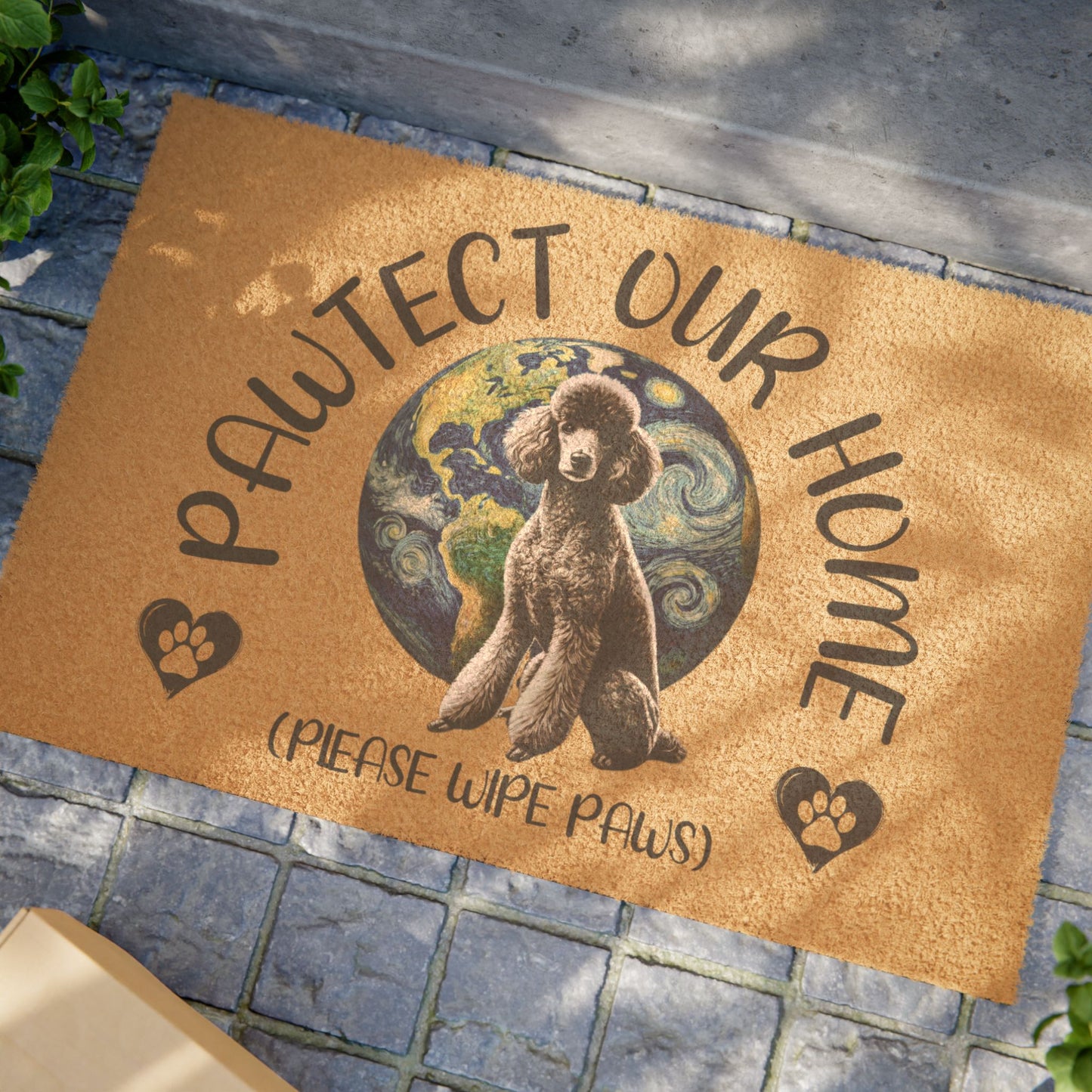 Poodle Pawtect Our Home Door Mat