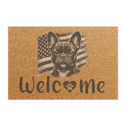 French Bulldog American Welcome Mat