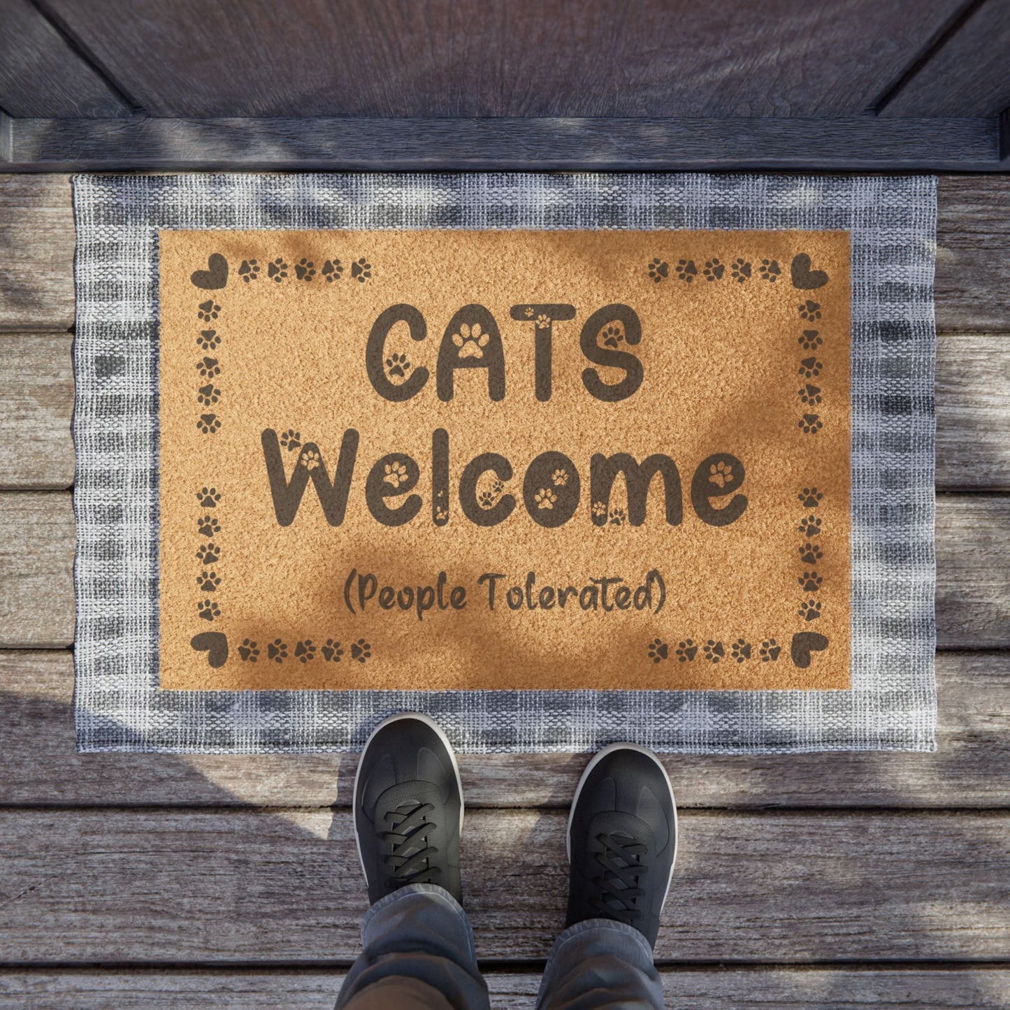 Cats Welcome Door Mat