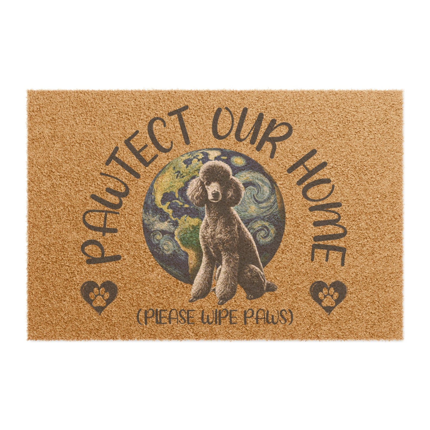 Poodle Pawtect Our Home Door Mat