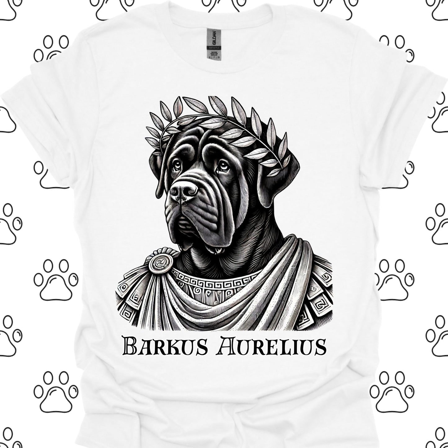 Barkus Aurelius – Stoic Philosopher T-Shirt