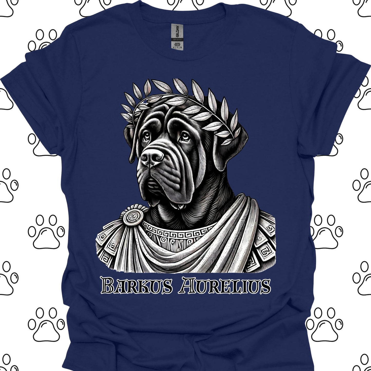 Barkus Aurelius – Stoic Philosopher T-Shirt