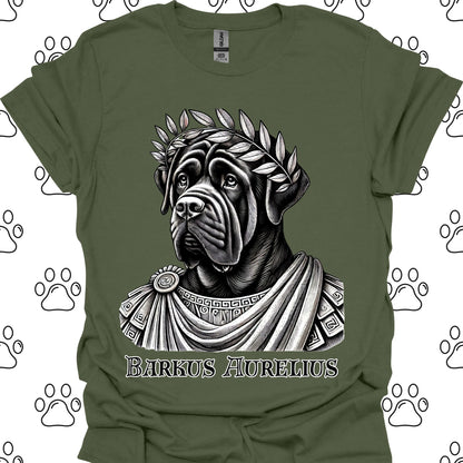 Barkus Aurelius – Stoic Philosopher T-Shirt