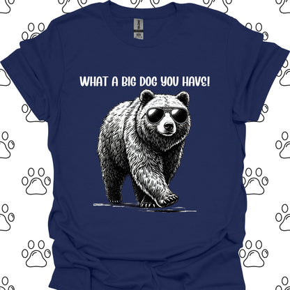 Bear with Sunglasses Big Dog T-Shirt