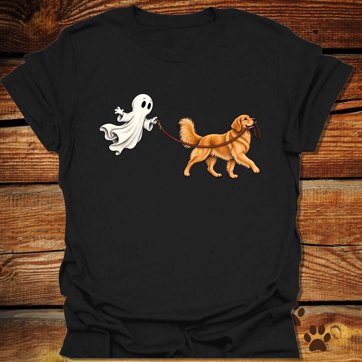 Ghost Walking the Golden T-Shirt