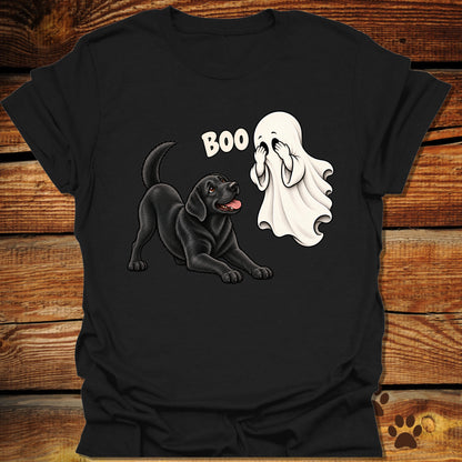 Ghost BOO Black Labrador T-Shirt