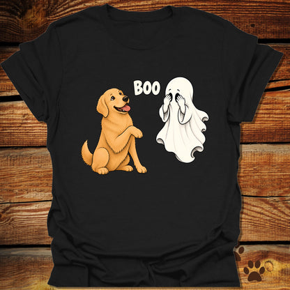 Boo Ghost Golden Retriever T-Shirt