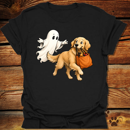 Trick-or-Treat Golden Retriever T-Shirt