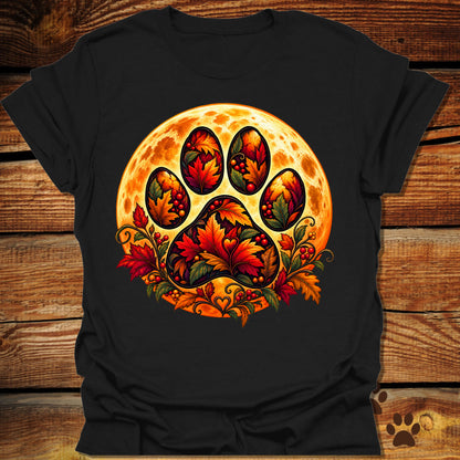 Autumn Paw Harvest Moon T-Shirt