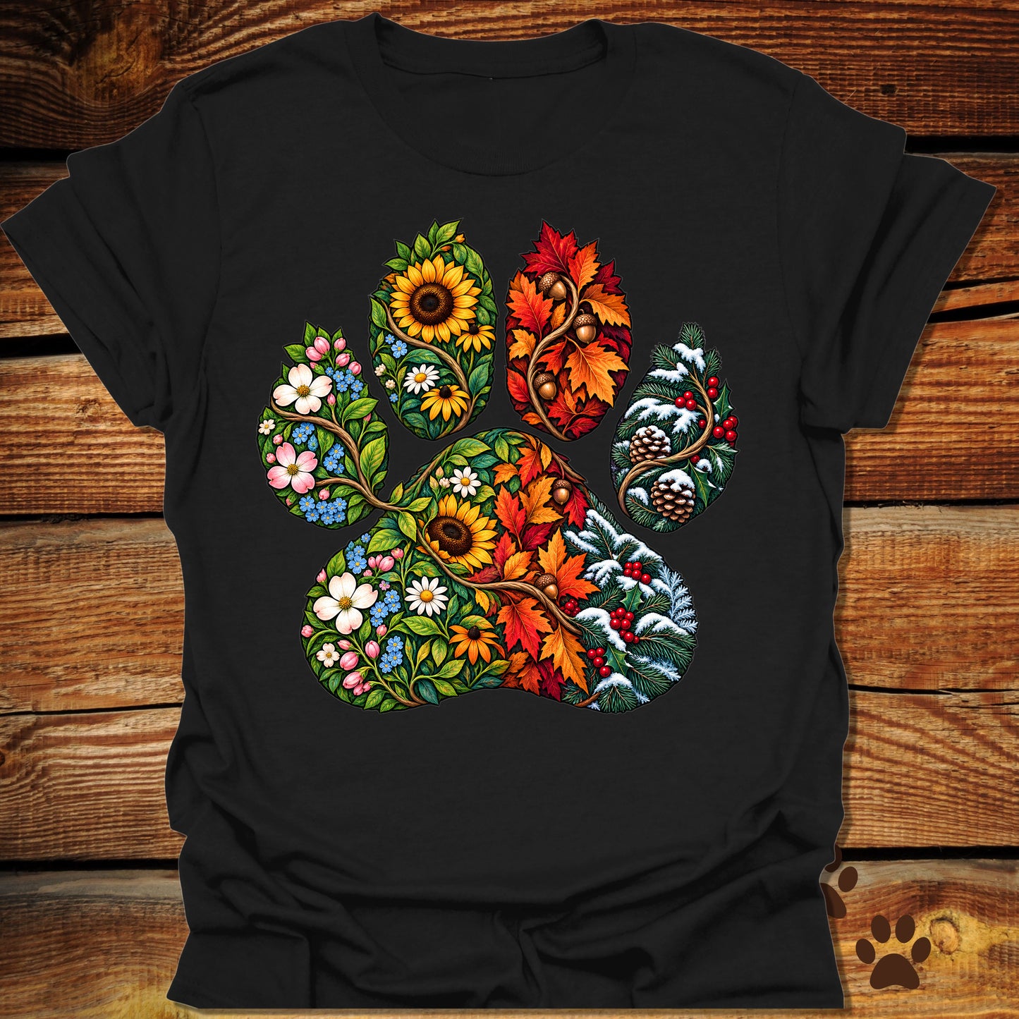 Four Seasons Botanical Paw T-Shirt