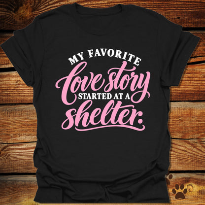 My Favorite Love Story - Rescue Dog T-Shirt